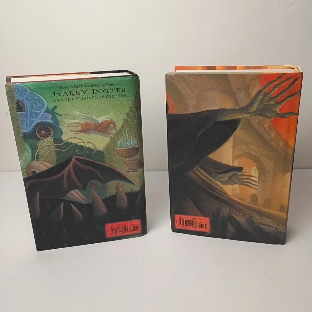 Harry Potter HC Lot - Books 4 and 7 JK Rowling - Goblet of Fire, Deathly Hallows